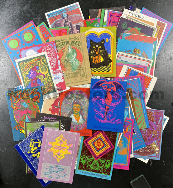 AUCTION - Family Dog - Complete Set of Postcards (120+) - Avalon Ballroom - Near Mint