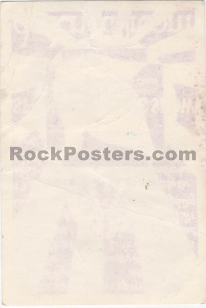 AUCTION - Santana - "Spring Medicine Show" - 1968 Benefit Handbill - Avalon Ballroom - Excellent