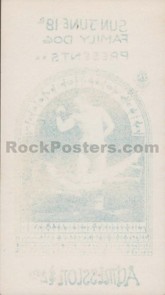 AUCTION - FD-66 - Youngbloods - Victor Moscoso - 1967 Concert Ticket - Near Mint