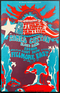 AUCTION - Mothers of Invention - Frank Zappa - Fillmore East - 1968 Concert Poster - Excellent