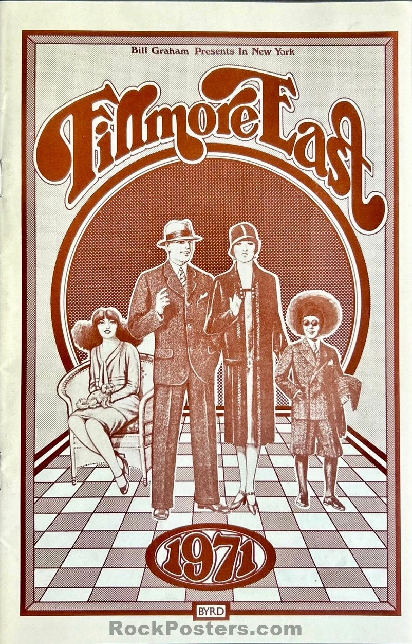 AUCTION - Grateful Dead/NRPS - Fillmore East - 1971 Concert Program - Near Mint