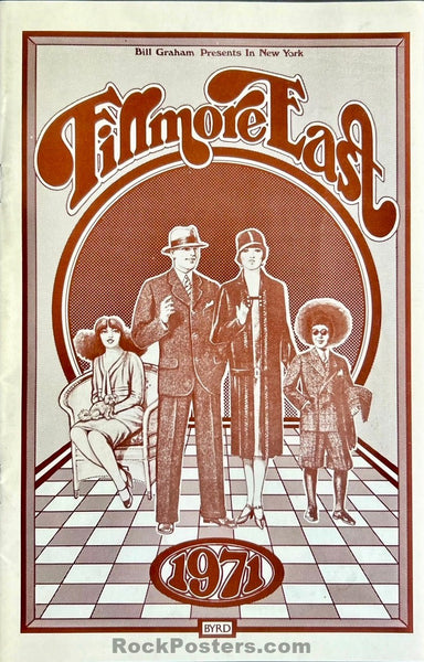 AUCTION - Grateful Dead/NRPS - Fillmore East - 1971 Concert Program - Near Mint