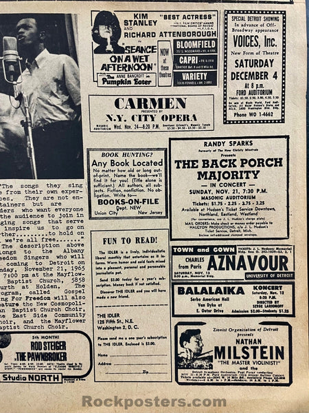 AUCTION - Political - Fifth Estate Issue #1 - 1965 Underground Newspaper - Detroit - Excellent