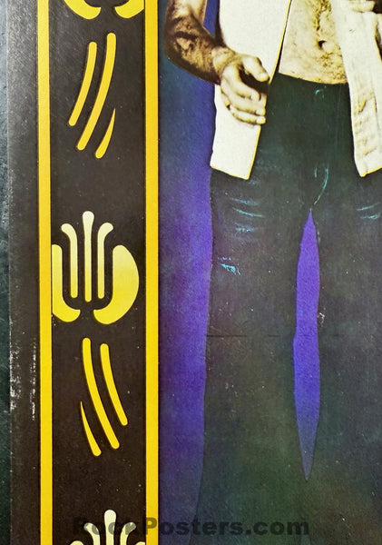 AUCTION - Fleetwood Mac - Randy Tuten Signed - 1977 Poster - Oakland Stadium - Near Mint Minus