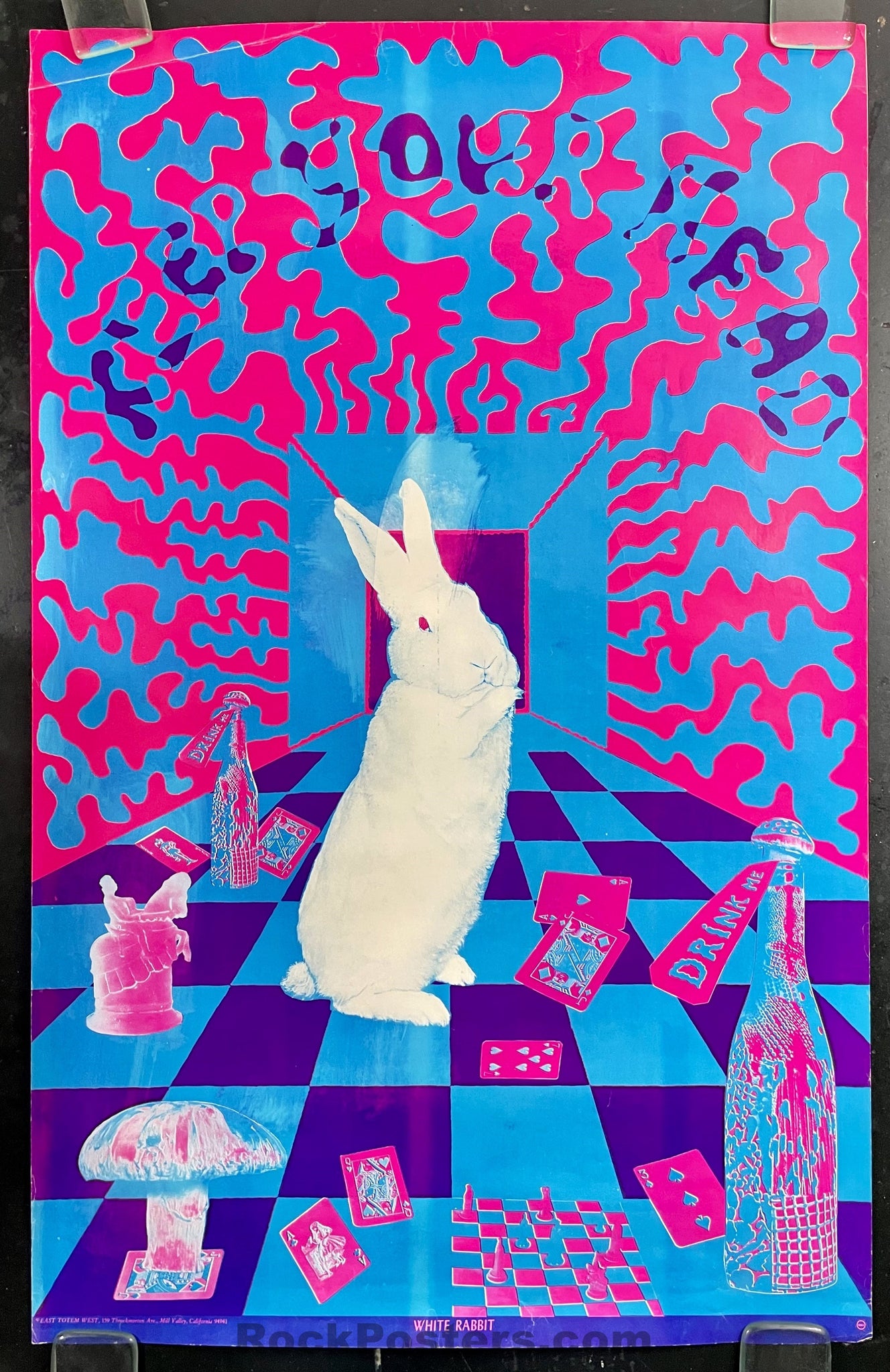 AUCTION Psychedelic White Rabbit East Totem West Head Shop 196