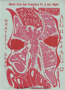 AUCTION - Grateful Dead - 1967 Handbill - Grande Ballroom - Near Mint Minus