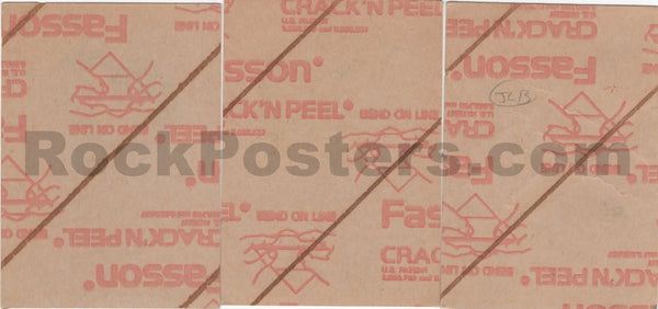 AUCTION - Grateful Dead - 1978 Backstage Passes (3) - Uptown Theater Chicago - Excellent