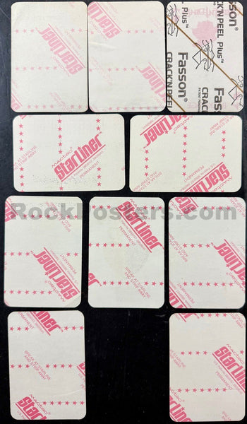 AUCTION - Grateful Dead - Vintage Backstage Passes - 1986-1988 (10) - Excellent