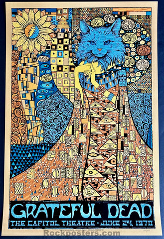 AUCTION - Grateful Dead - China Cat Sunflower '24 - Todd Slater - Stardream Gold Edition Poster - Mint