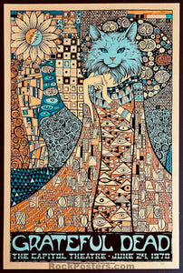 AUCTION - Grateful Dead - China Cat Sunflower '24 - Todd Slater - Stardream Gold A/P Poster - Mint