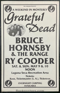 GD Misc. - Grateful Dead - 1987 Poster - Laguna Seca Monterey - Excellent
