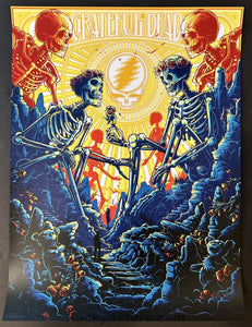 AUCTION - Grateful Dead '24 - Dan Mumford - Art Print Poster - Mint