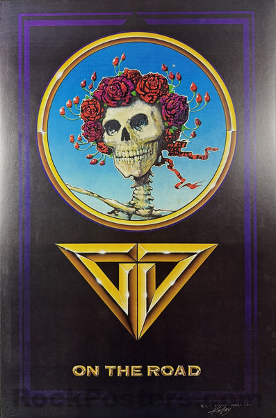 AUCTION - Alton Kelley Collection - Grateful Dead On The Road - Kelley Signed - 1978 Poster - Excellent
