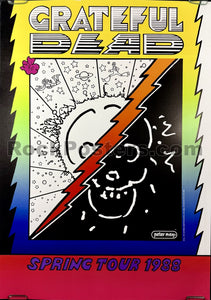AUCTION - Grateful Dead - Peter Max - 1988 Spring Tour Poster