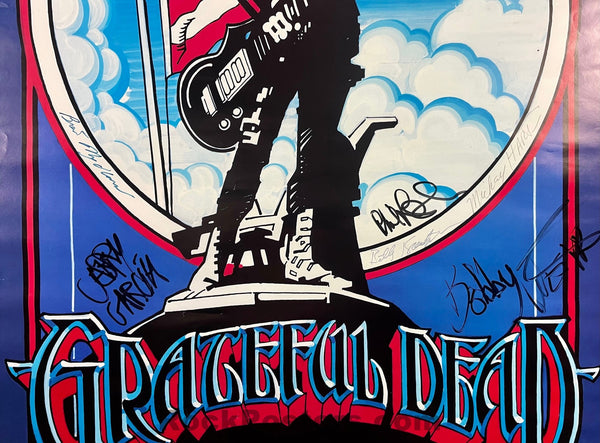 AUCTION - Grateful Dead - Band Signed - Rick Griffin - Twenty Years So Far Poster - Excellent