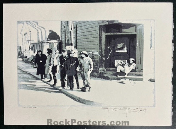 AUCTION - Grateful Dead - Workingman's Dead - Mouse Signed - Test Proof Poster - Near Mint