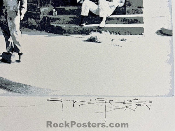 AUCTION - Grateful Dead - Workingman's Dead - Mouse Signed - Test Proof Poster - Near Mint