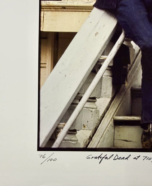 AUCTION - Grateful Dead - 710 Ashbury Steps - Gene Anthony Signed - Photograph - Mint
