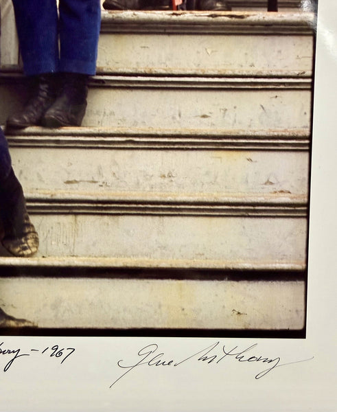 AUCTION - Grateful Dead - 710 Ashbury Steps - Gene Anthony Signed - Photograph - Mint