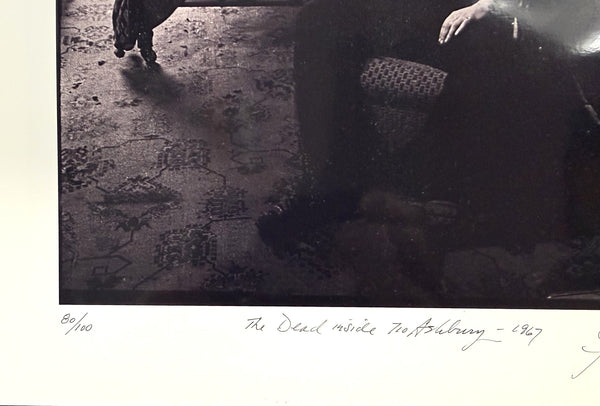 AUCTION - Grateful Dead - Inside 710 Ashbury - Gene Anthony Signed - Photograph - Mint