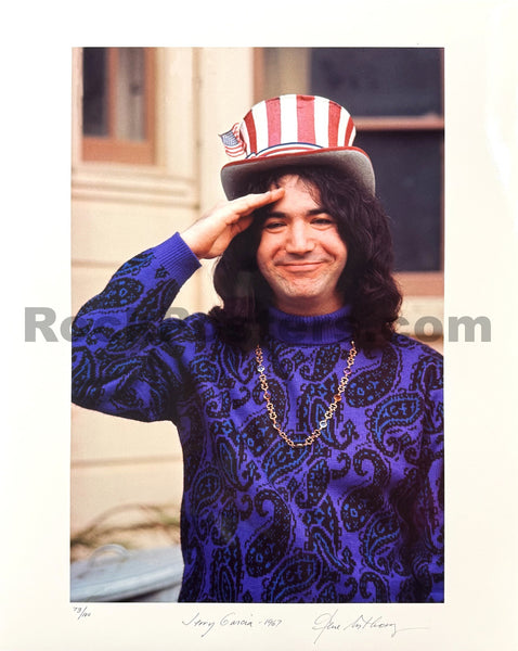 AUCTION - Grateful Dead - Jerry Garcia - Gene Anthony Signed - Photograph - Mint