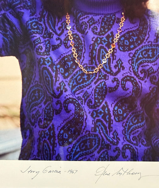 AUCTION - Grateful Dead - Jerry Garcia - Gene Anthony Signed - Photograph - Mint