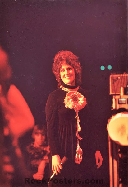 AUCTION - Jefferson Airplane - Grace Slick - Jim Marshall Signed - 1977 Photograph - Excellent