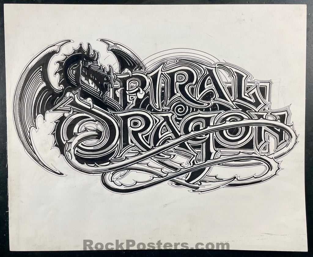 AUCTION - Artwork - Rick Griffin - Mid 1980's - Pen and Ink - Finished ...