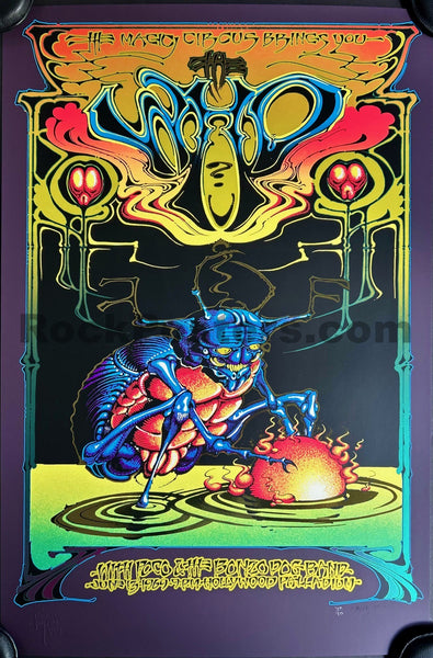 Rick Griffin - The Who 1969 - Hollywood Palladium - Dung Beetle - Gold Foil - Edition of 40 - Silkscreen Poster - Mint