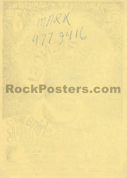 AUCTION - Jimi Hendrix - Denver, CO - 1968 Handbill - Excellent