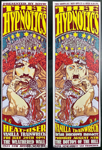 AUCTION -  Hypnotics - Frank Kozik Signed - 1994 Posters (2) - San Francisco/Seattle - Excellent