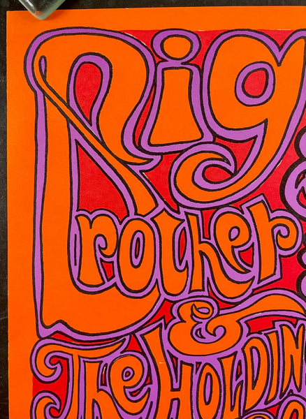 AUCTION - AOR  2.309 - Big Brother Janis Joplin - 1967 Poster - Ark Sausalito - Near Mint Minus