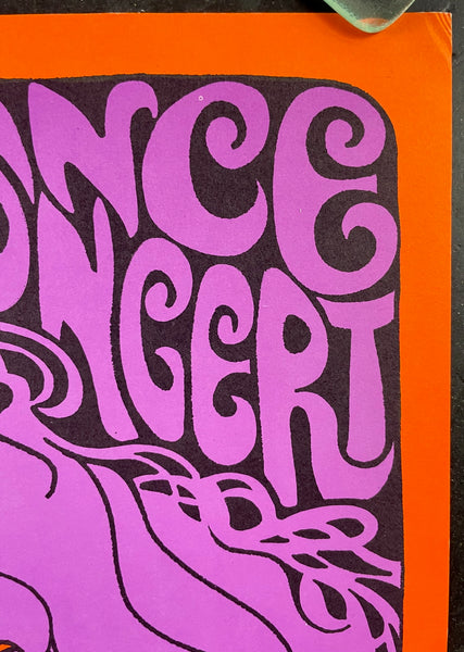 AUCTION - AOR  2.309 - Big Brother Janis Joplin - 1967 Poster - Ark Sausalito - Near Mint Minus