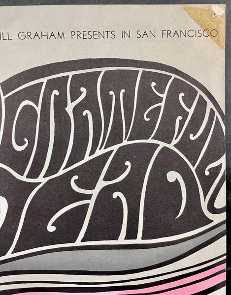 AUCTION - BG-51 - Grateful Dead - Wes Wilson - 1967 Poster - Fillmore West - Good