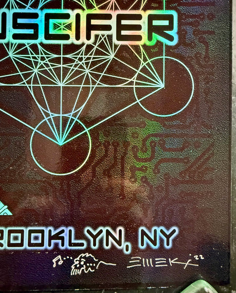 AUCTION - Puscifer - Brooklyn '22 - Green Foil Variant - Edition of 15 - Emek - Near Mint