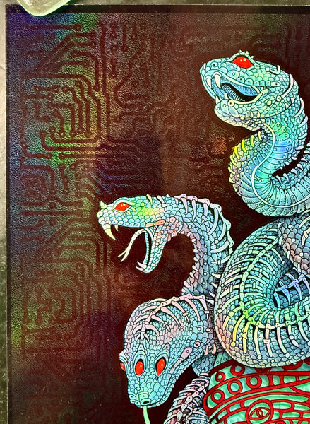 AUCTION - Puscifer - Brooklyn '22 - Green Foil Variant - Edition of 15 - Emek - Near Mint