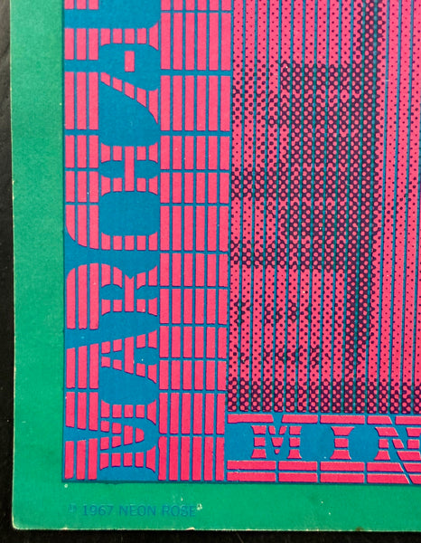 AUCTION - Neon Rose 10 - The Doors - Moscoso Signed - 1967 Poster -  Matrix - Excellent