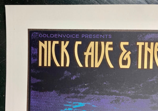 AUCTION - Chuck Sperry - Nick Cave & the Bad Seeds - San Francisco '08 - 1st Edition Silkscreen - Excellent