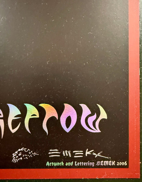 AUCTION - Tool Berlin '06 - Foil Variant - Edition of 40 - Emek - Near Mint