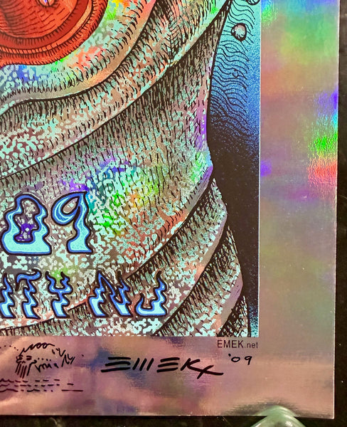 AUCTION - All Points West - Robo Shark - Jersey City '09 - Foil Edition of 25 - Emek - Near Mint Minus