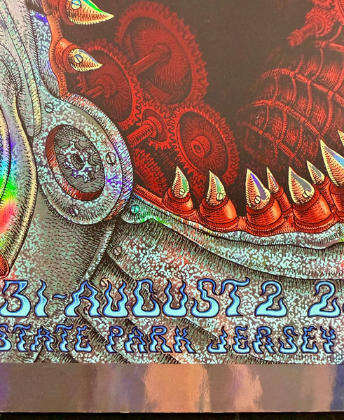 AUCTION - All Points West - Robo Shark - Jersey City '09 - Foil Edition of 25 - Emek - Near Mint Minus