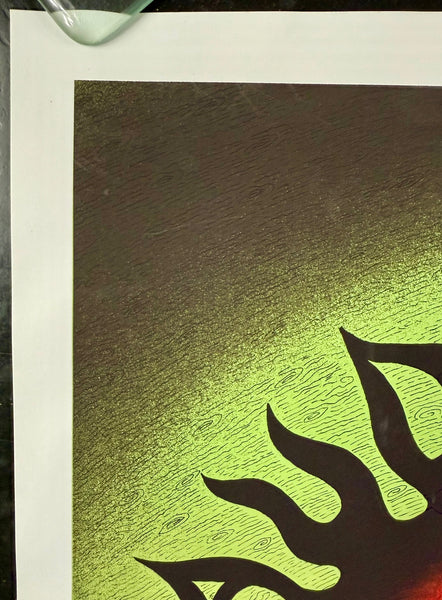 AUCTION - Audioslave - Los Angeles '05 - Green/Orange Variant - Edition of 16 - Emek - Excellent