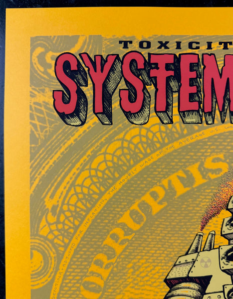 AUCTION - System of a Down - Berlin '02 - Yellow Variant Edition - Emek - Near Mint