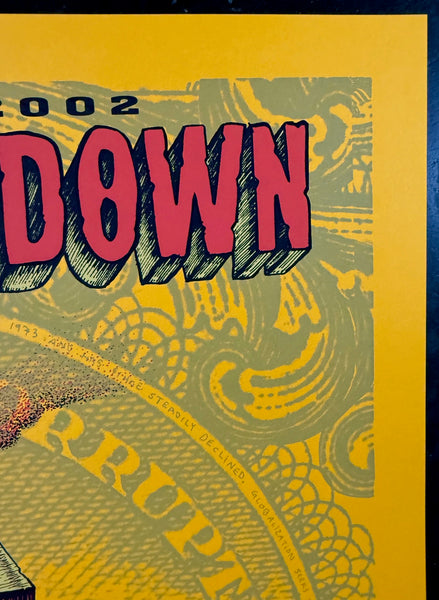 AUCTION - System of a Down - Berlin '02 - Yellow Variant Edition - Emek - Near Mint