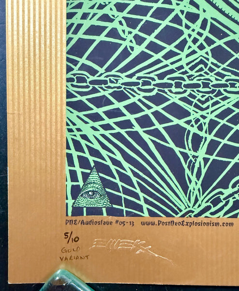 AUCTION - Audioslave - Washington, D.C. '05 - Gold Variant - Edition of 10 - Emek - Near Mint