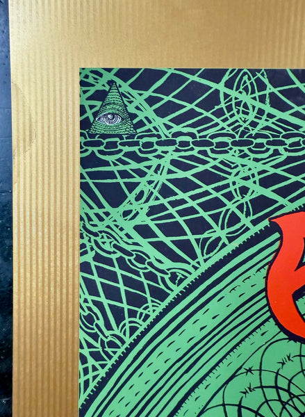 AUCTION - Audioslave - Washington, D.C. '05 - Gold Variant - Edition of 10 - Emek - Near Mint