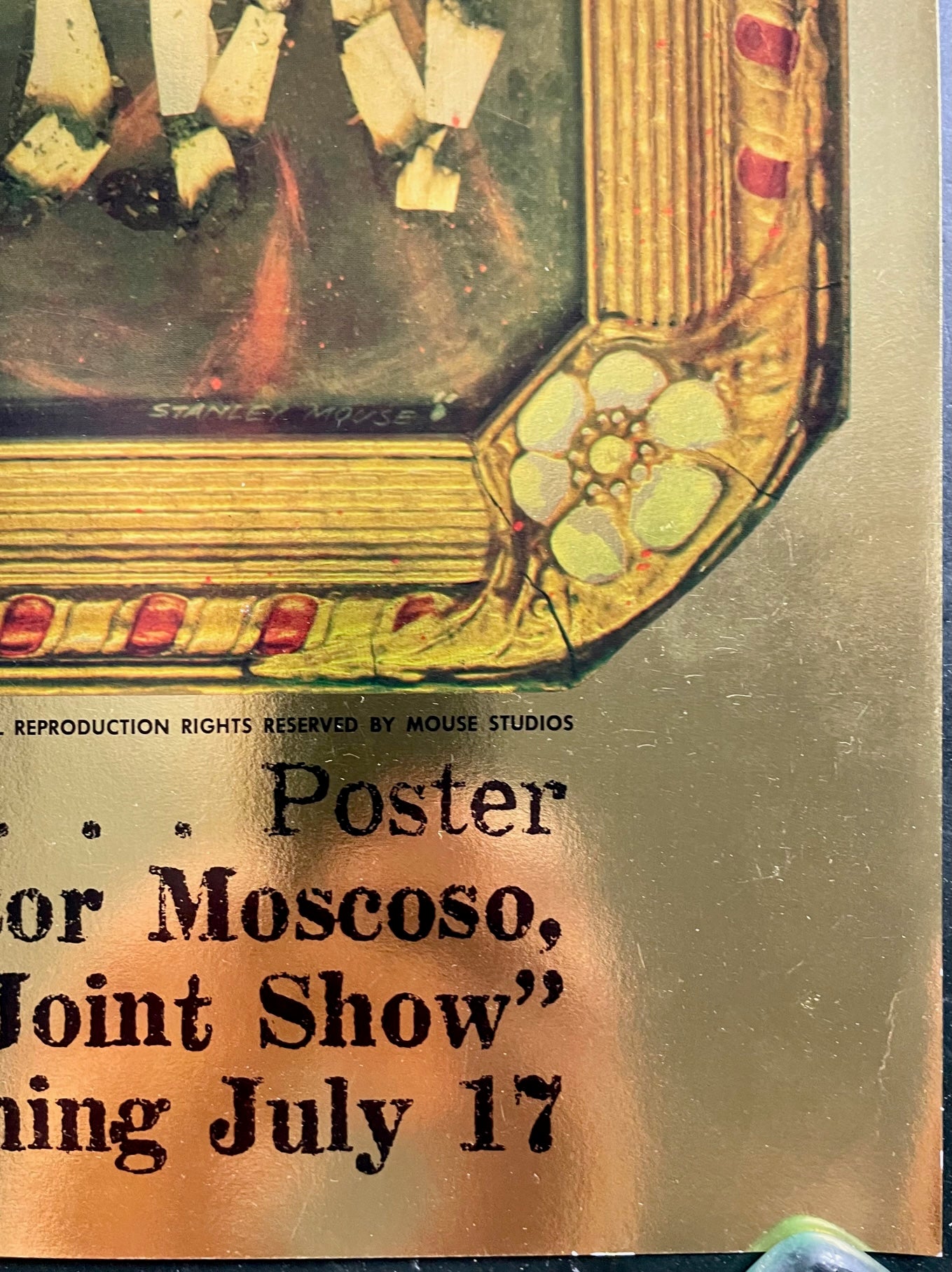 AOR 2.348 - Joint Show - Stanley Mouse - 1967 Poster - Moore