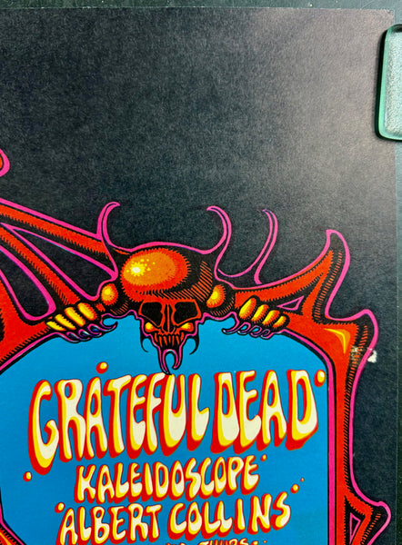 AUCTION - BG-133 -  Grateful Dead - The Who - Griffin & Kelley - 1968 Poster - Fillmore West -  Excellent