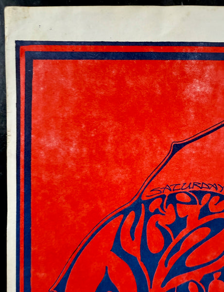 AUCTION - AOR 2.298 - Cosmic Car Show - Mouse Signed - 1967 Poster - Muir Beach - Excellent