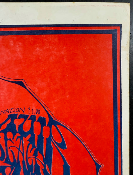 AUCTION - AOR 2.298 - Cosmic Car Show - Mouse Signed - 1967 Poster - Muir Beach - Excellent